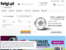 Tablet Screenshot of felgi.pl